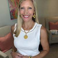 Ellie Dangles with Green Gem
