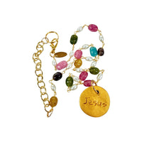 Multicolor & Pearl Chain with Hannah Cross
