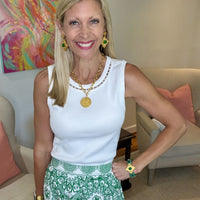 Ellie Dangles with Green Gem