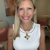Esther Studs with Multi Gems