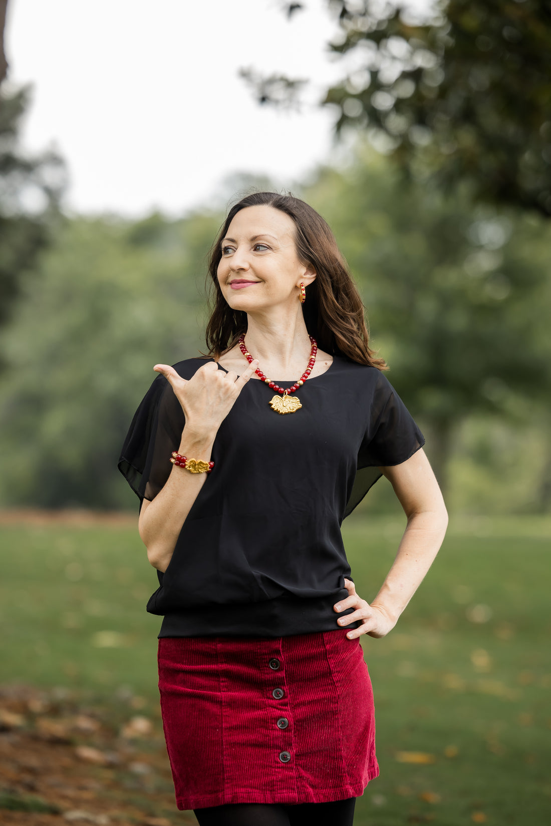 Garnet Jade with Gamecock