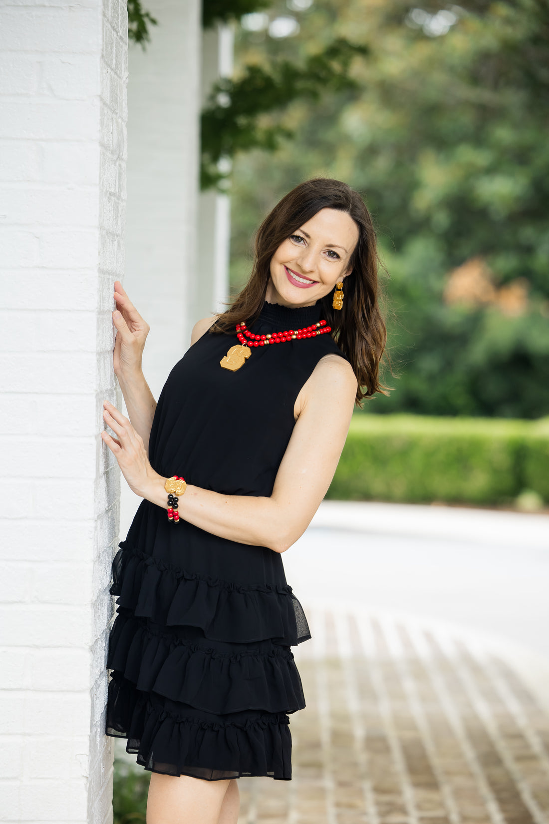 Red Double Jade with NC Medallion