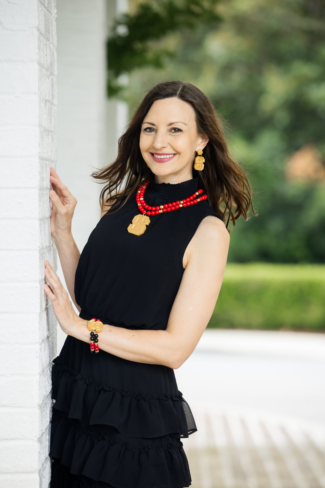 Red Double Jade with NC Medallion