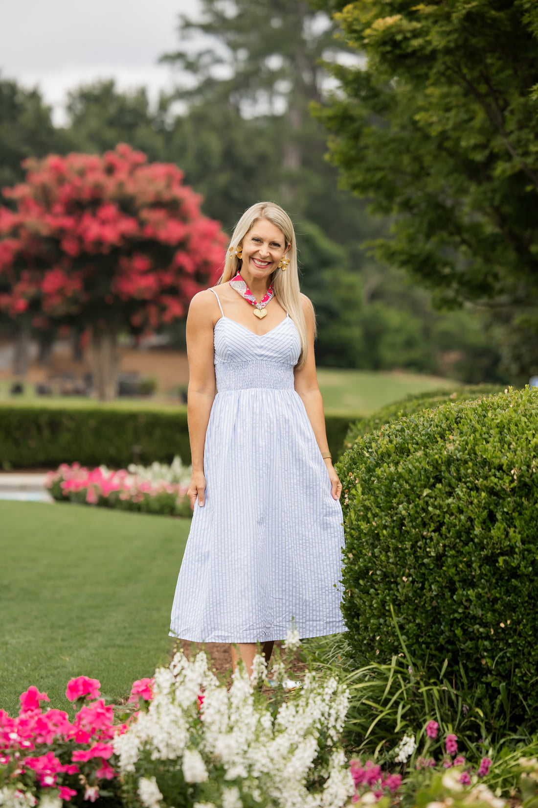 Hot Pink Scarf with Heart