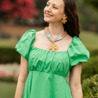 Orange Scarf with Anna Cross