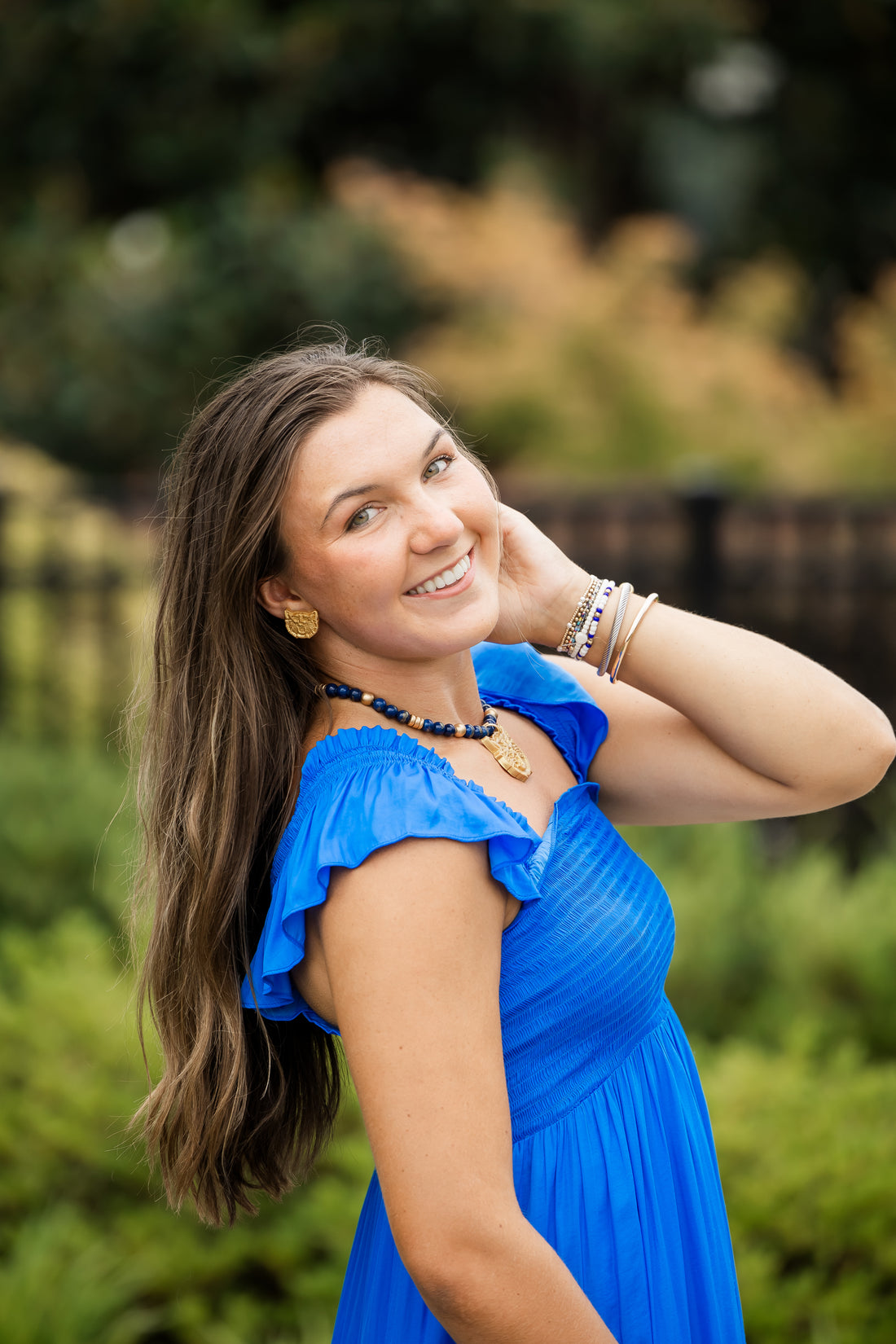 Blue Gold Leafed Jade with Wildcat