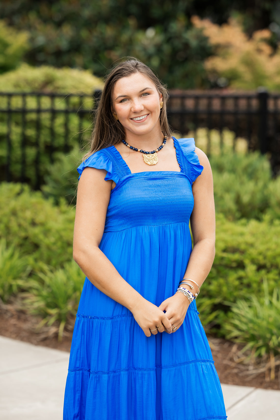 Blue Gold Leafed Jade with Wildcat