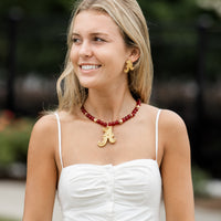 Crimson Jade with A Medallion
