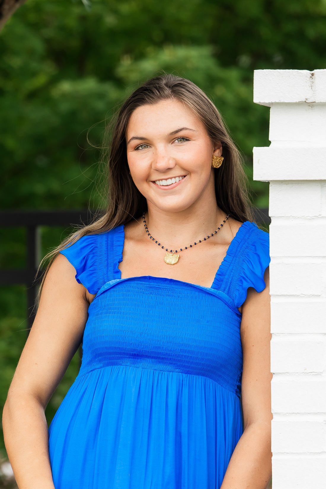 Blue Jade Chain with Wildcat