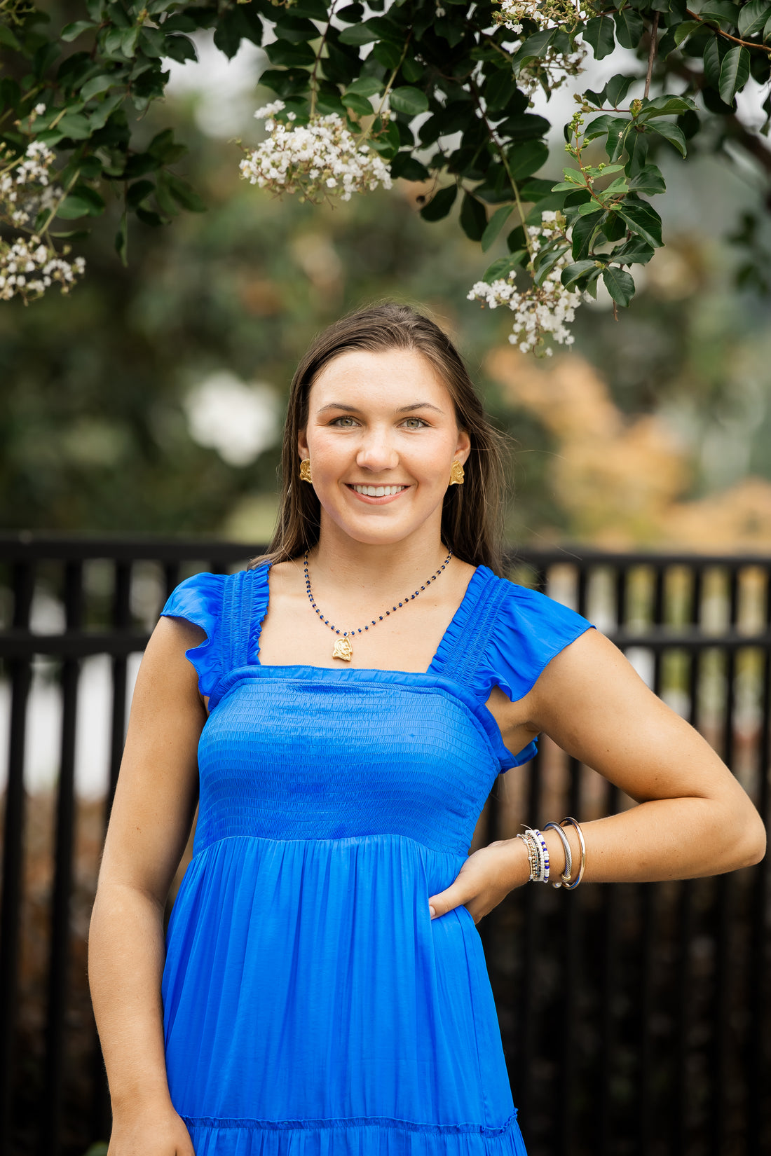 Blue Jade Chain with Blue Devil