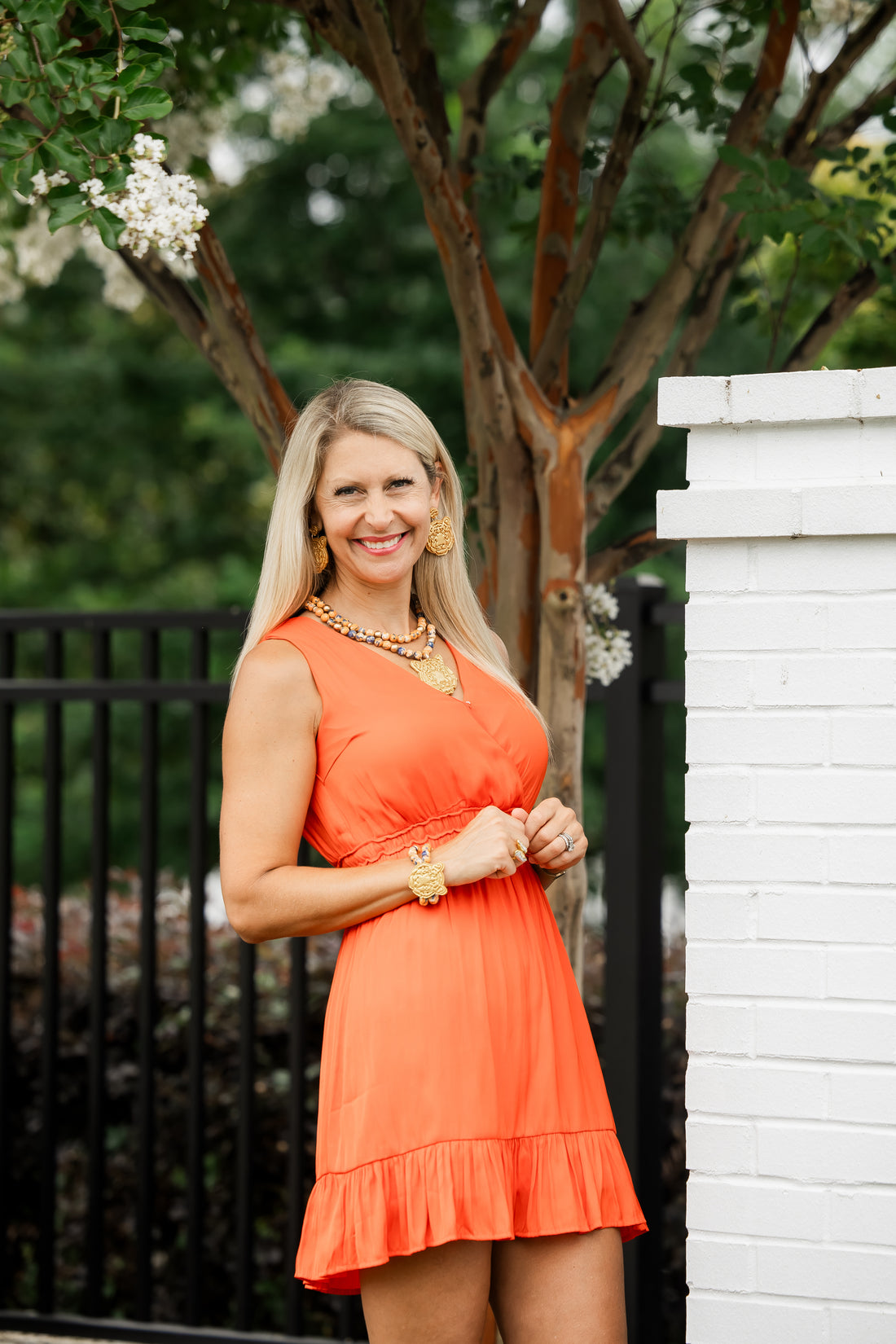 Orange and Blue double Rainflower Jasper with Tiger