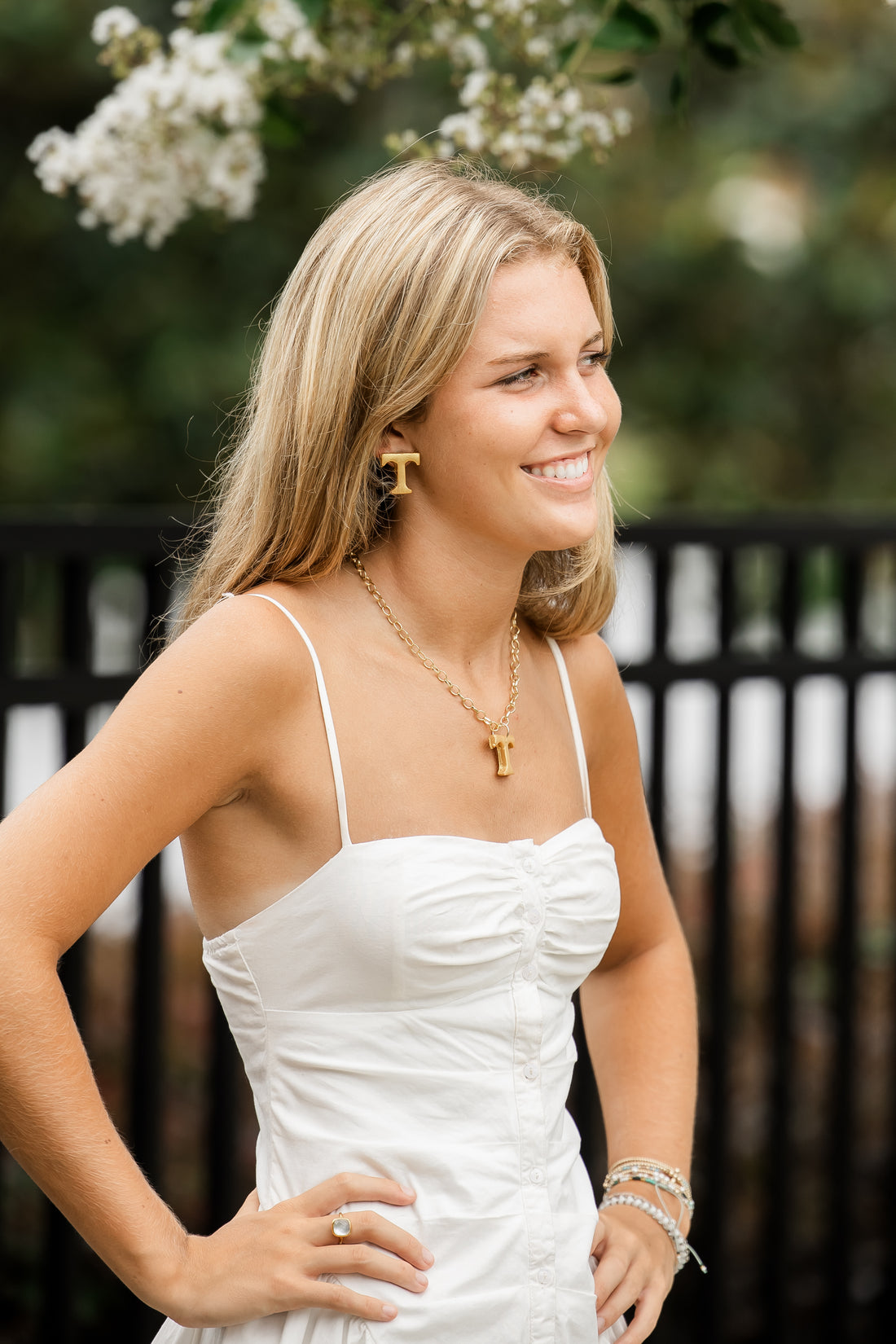 Gold Plated Chain with T