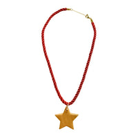 Red Rope Star Medallion