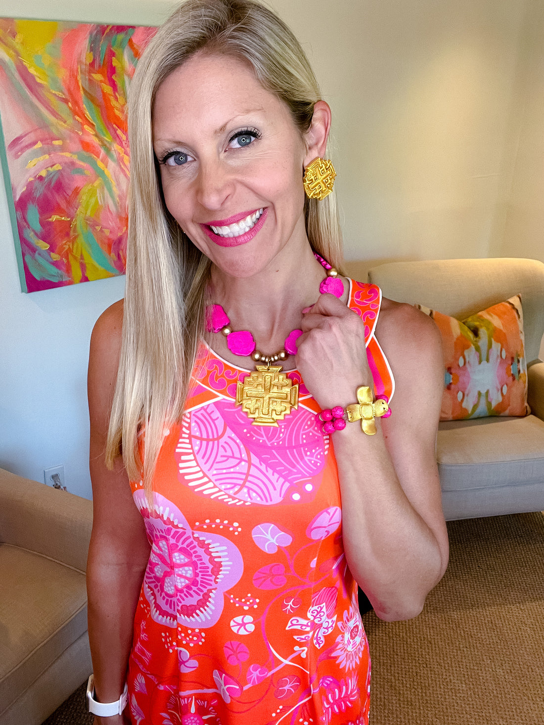 Jerusalem Cross Studs