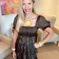 Large Dogwood & Pearl Stud Earrings