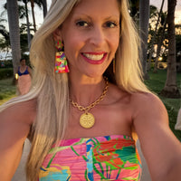 18" gold chain with Hannah