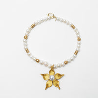 Freshwater Pearls with Pearl Stargazer Lily