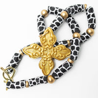 Black & White African Glass with Kait Cross