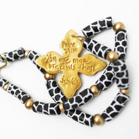 Black & White African Glass with Kait Cross