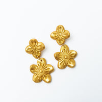 Gardenia Blossom Dangles