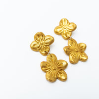 Gardenia Blossom Dangles