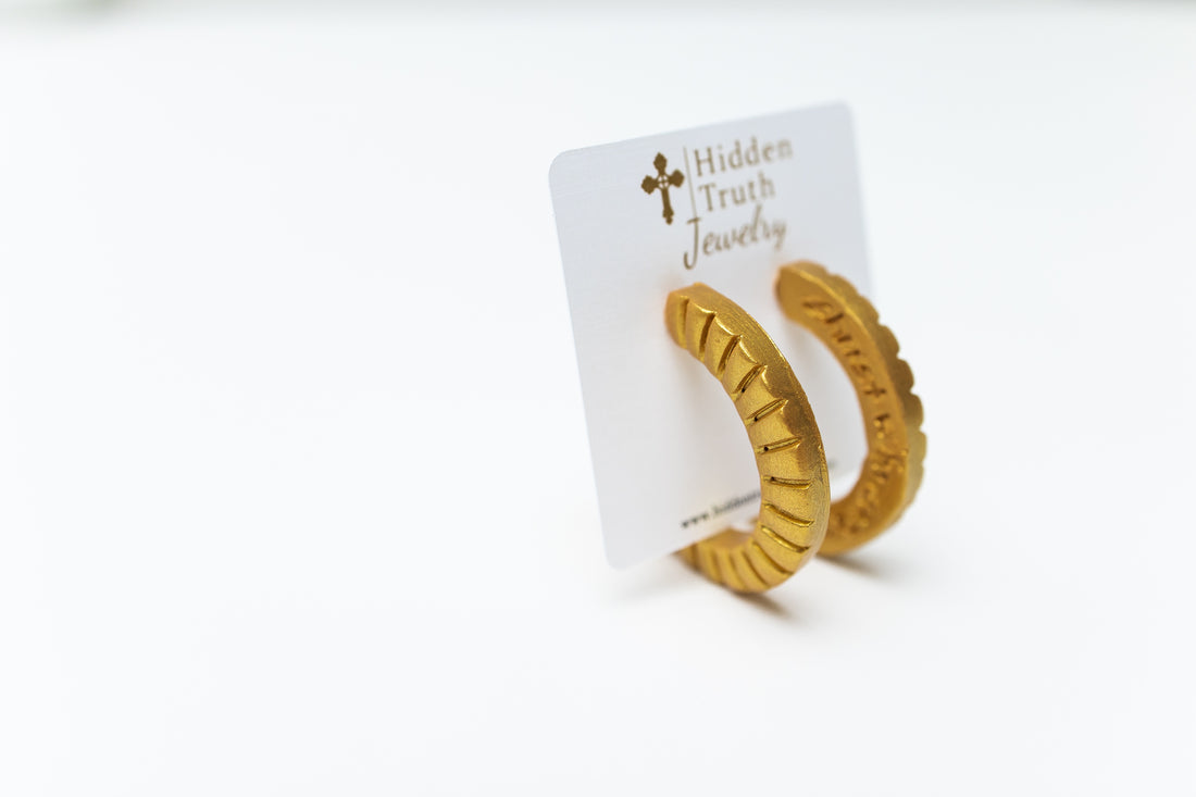 Patterned Hoops