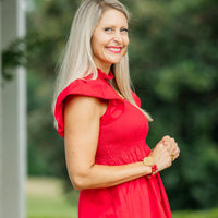 Red Jade with Jerusalem Bracelet