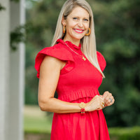 Red Jade with Jerusalem Bracelet