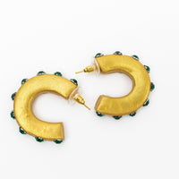 Small Green Hoops