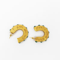 Small Green Hoops