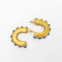 Small Blue Hoops