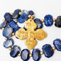 Blue Sodalite Nuggets with Megan Cross