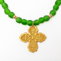 Green African Glass with Susie Cross