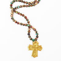 Rainbow Imperial Jasper with Leah Cross