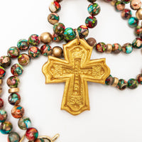 Rainbow Imperial Jasper with Leah Cross