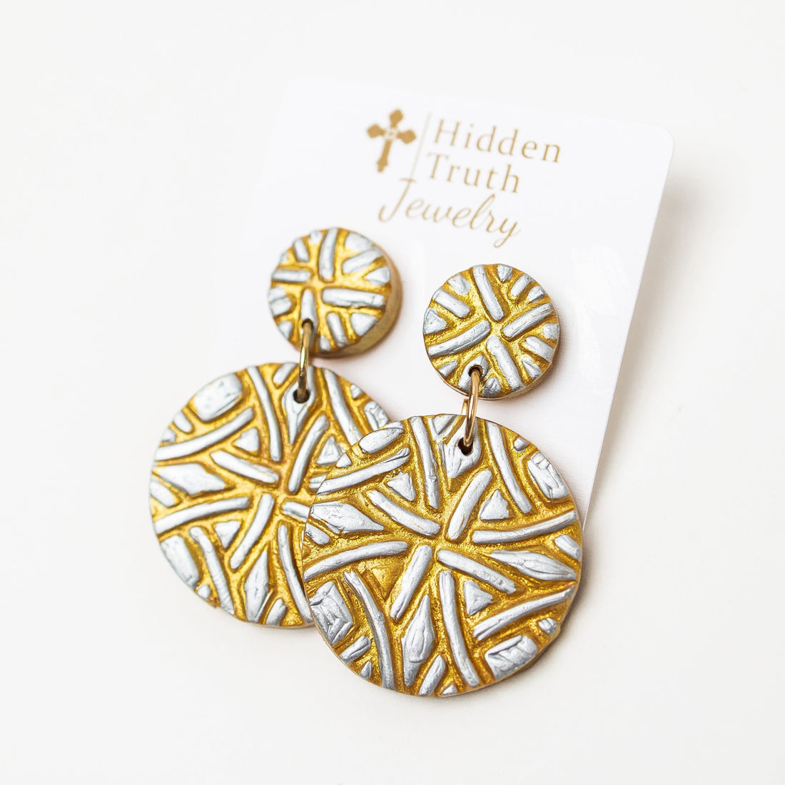 Silver & Gold Louise Double Dangles