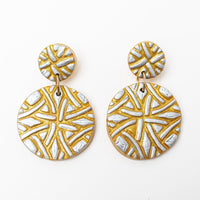 Silver & Gold Louise Double Dangles