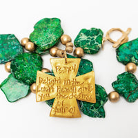 Green Sea Jasper Nuggets with Anna Cross