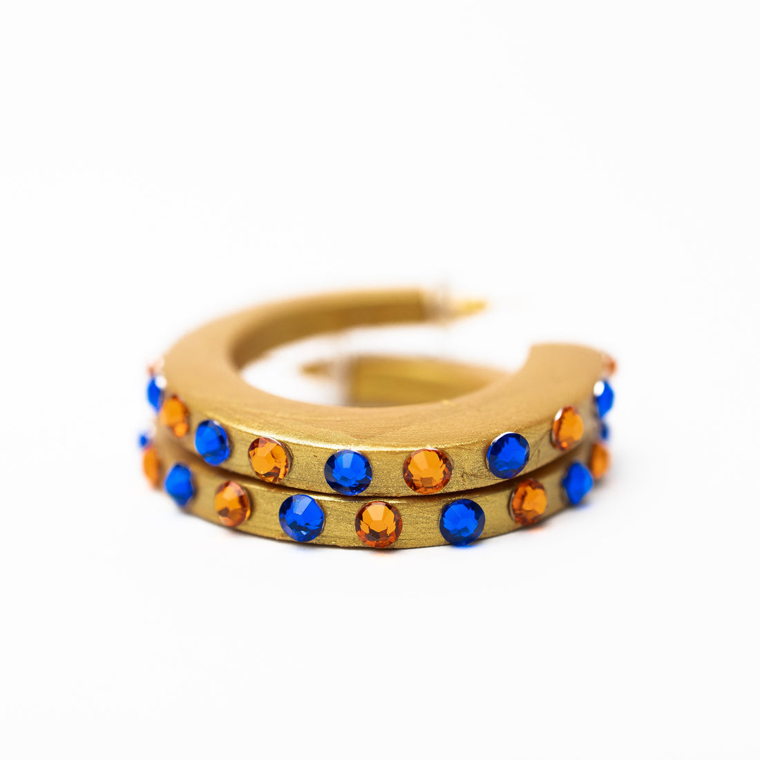 Orange and Blue Hoops