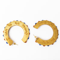 Orange and Blue Hoops