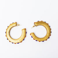 Orange and Purple Hoops