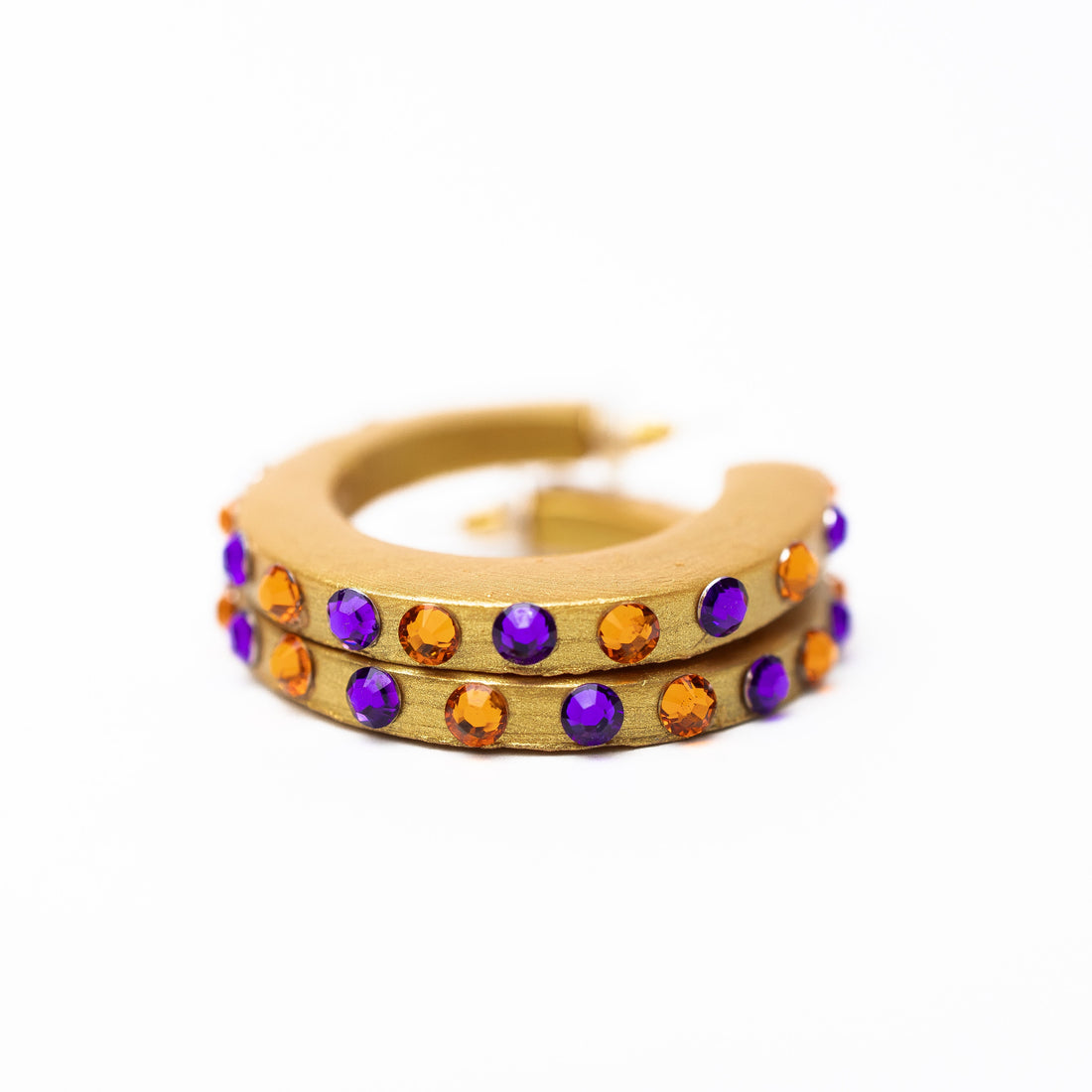 Orange and Purple Hoops