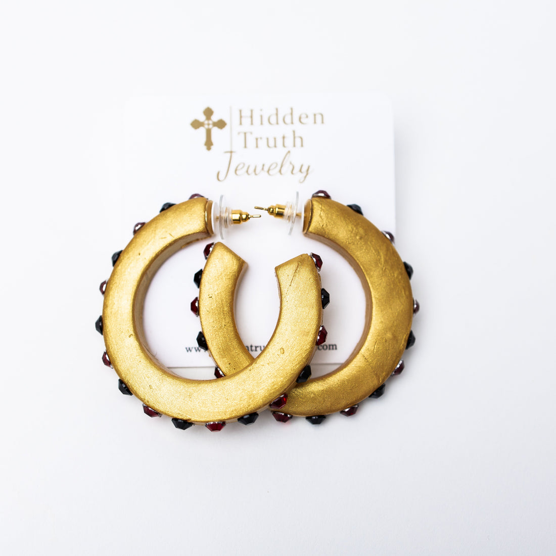 Garnet and Black Hoops