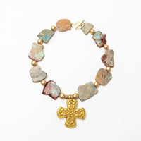 18" Aqua Terra Jasper Nuggets with Kristin Cross