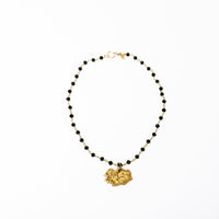 Black Jade Chain with Gamecock
