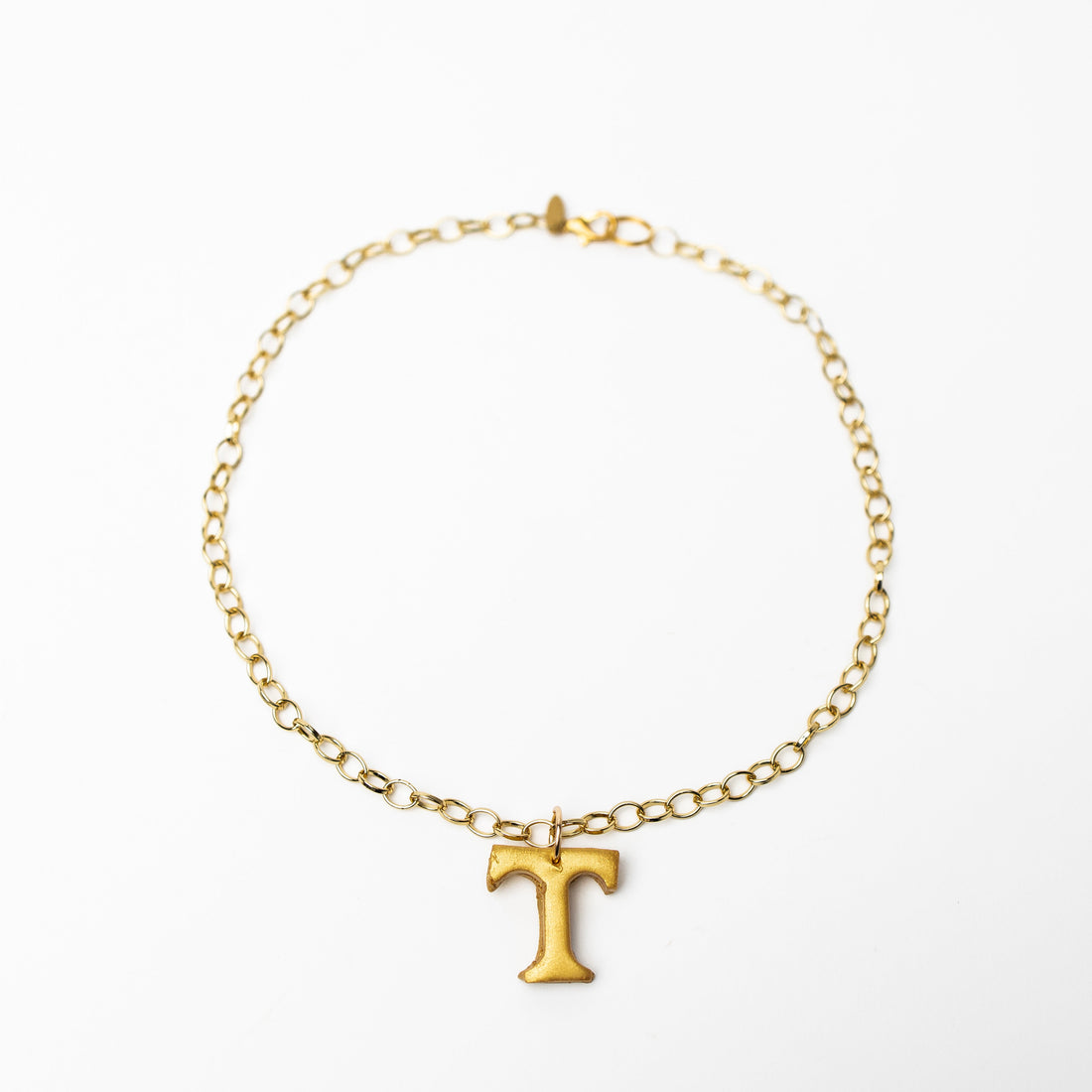 Gold Plated Chain with T