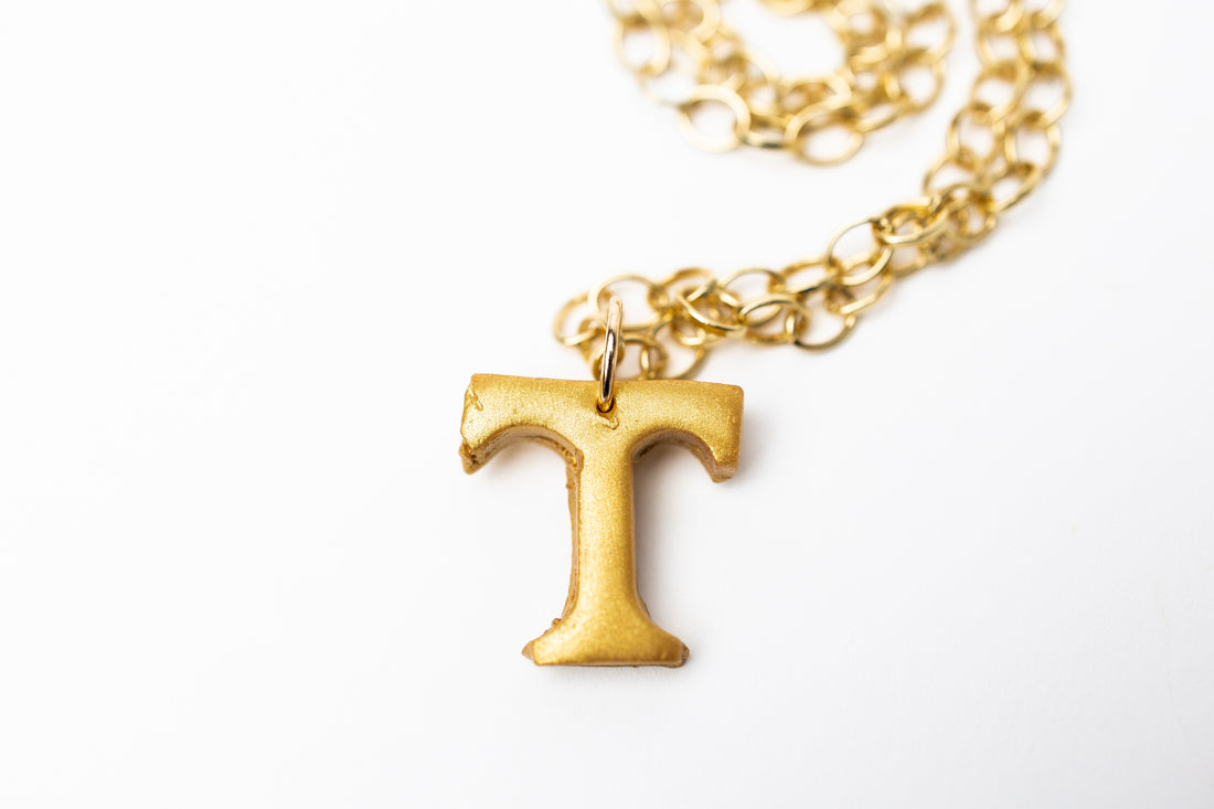 Gold Plated Chain with T