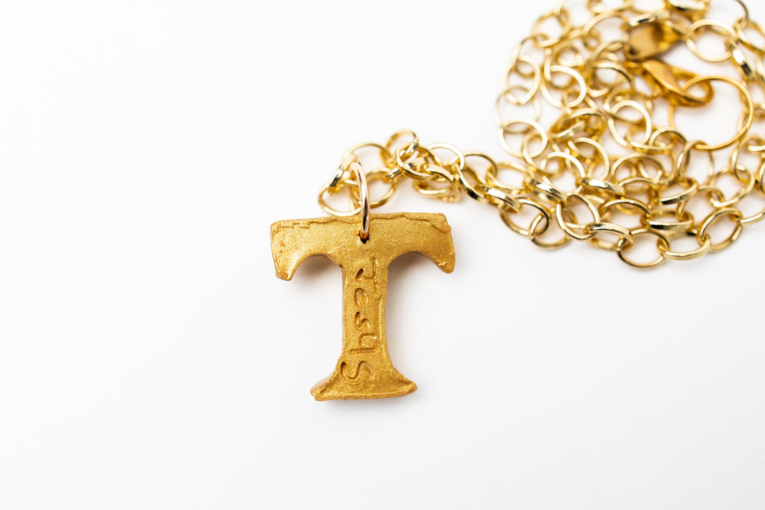Gold Plated Chain with T