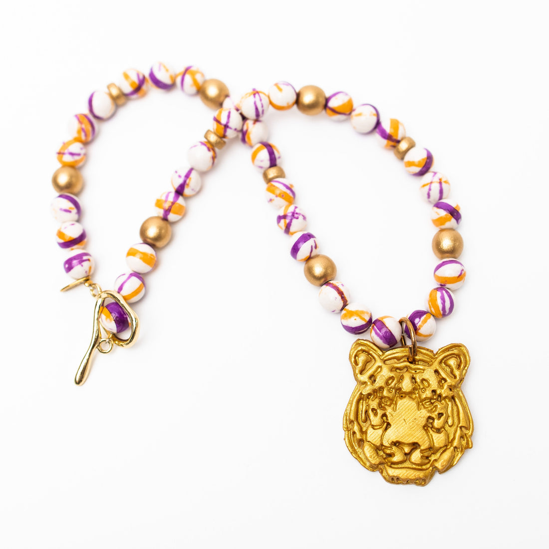 Orange and Purple Rainflower Jasper with Tiger