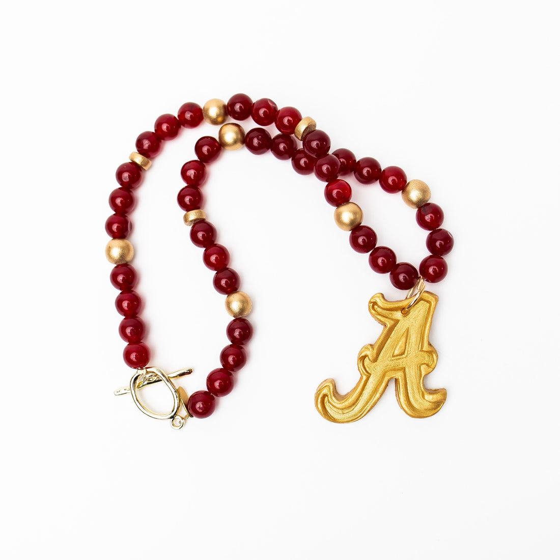 Crimson Jade with A Medallion